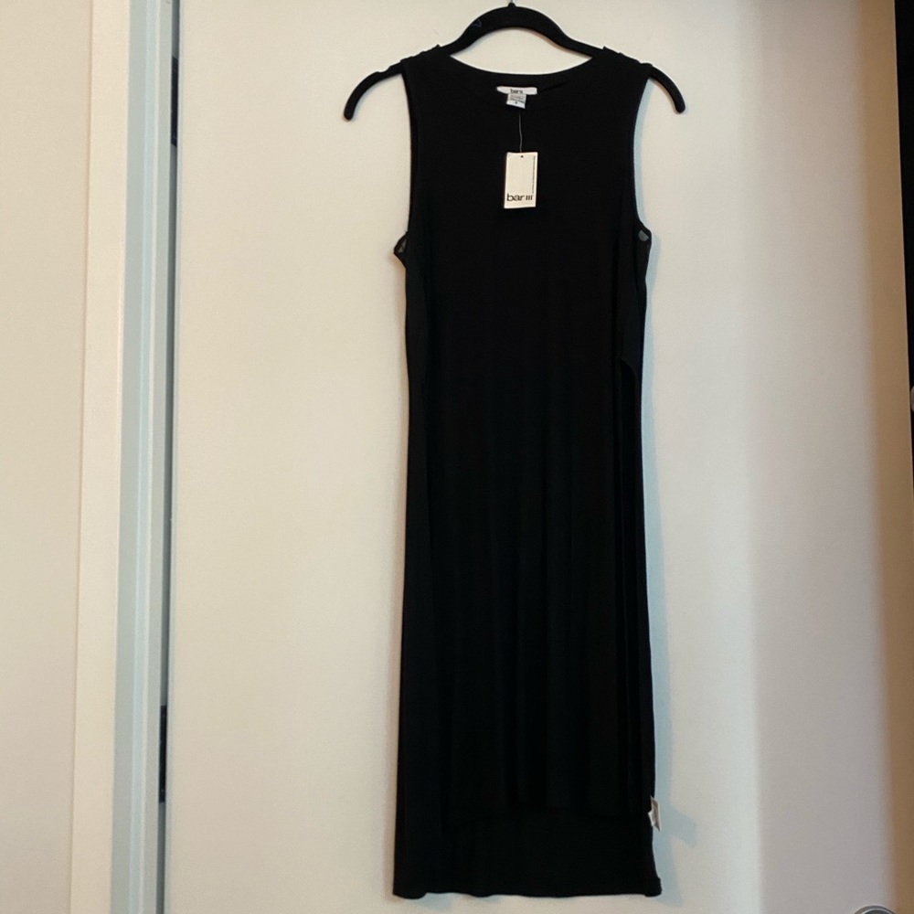 Bar III Tunic Top with Side Mesh Panels Small NWT